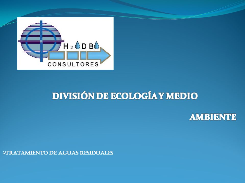 DIVISIÓN DE ECOLOGÍA Y MEDIO