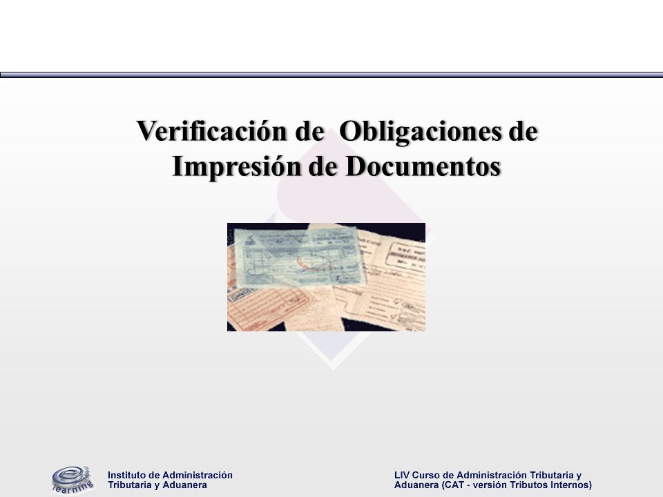 Verificación de Obligaciones de Impresión de Documentos