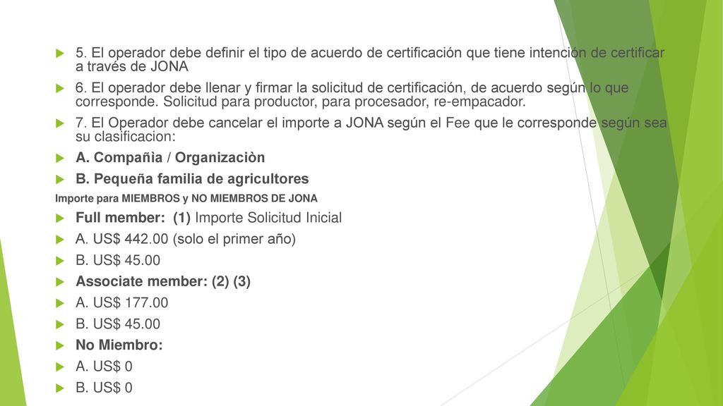 A. Compañìa / Organizaciòn B. Pequeña familia de agricultores