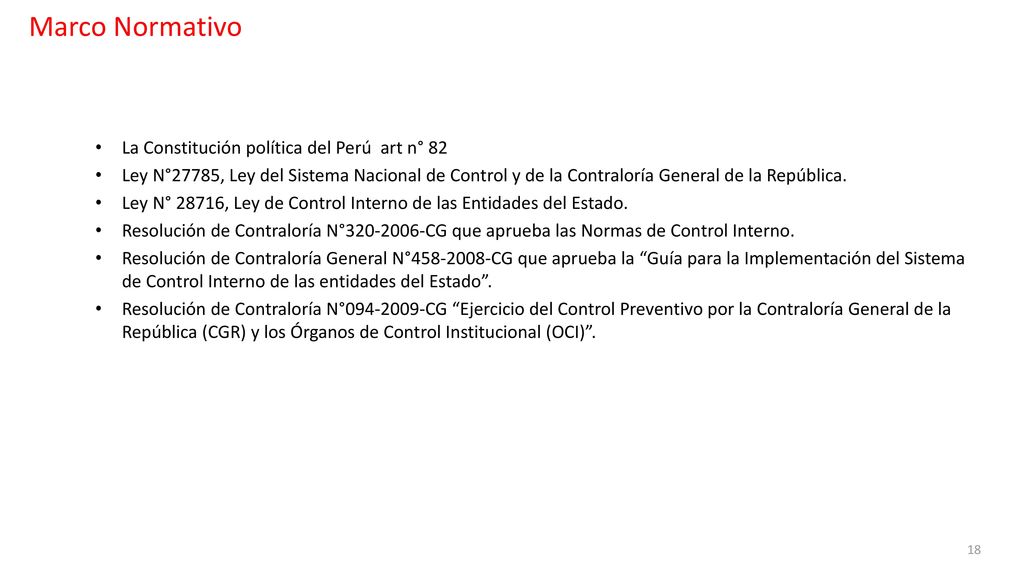 Marco Normativo La Constitución política del Perú art n° 82