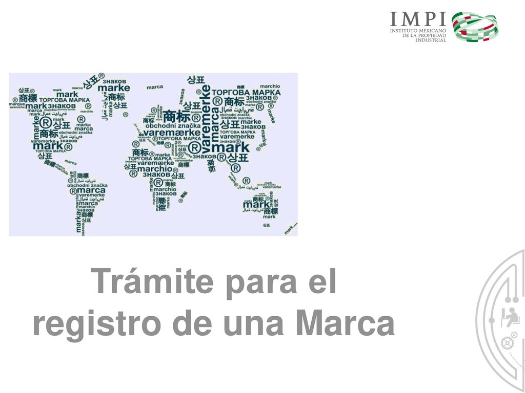 Trámite para el registro de una Marca