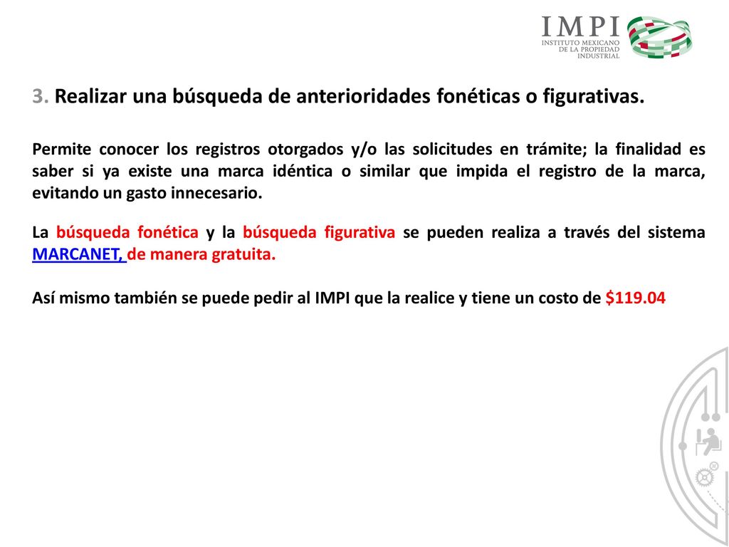 3. Realizar una búsqueda de anterioridades fonéticas o figurativas.