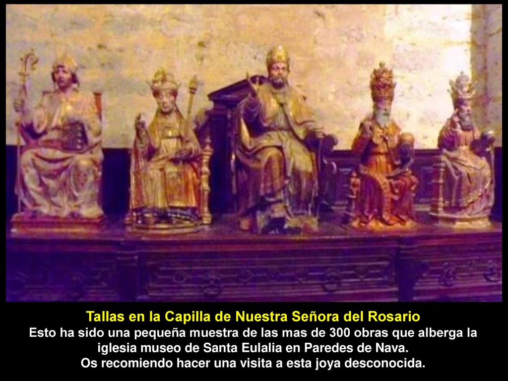 Tallas en la Capilla de Nuestra Señora del Rosario