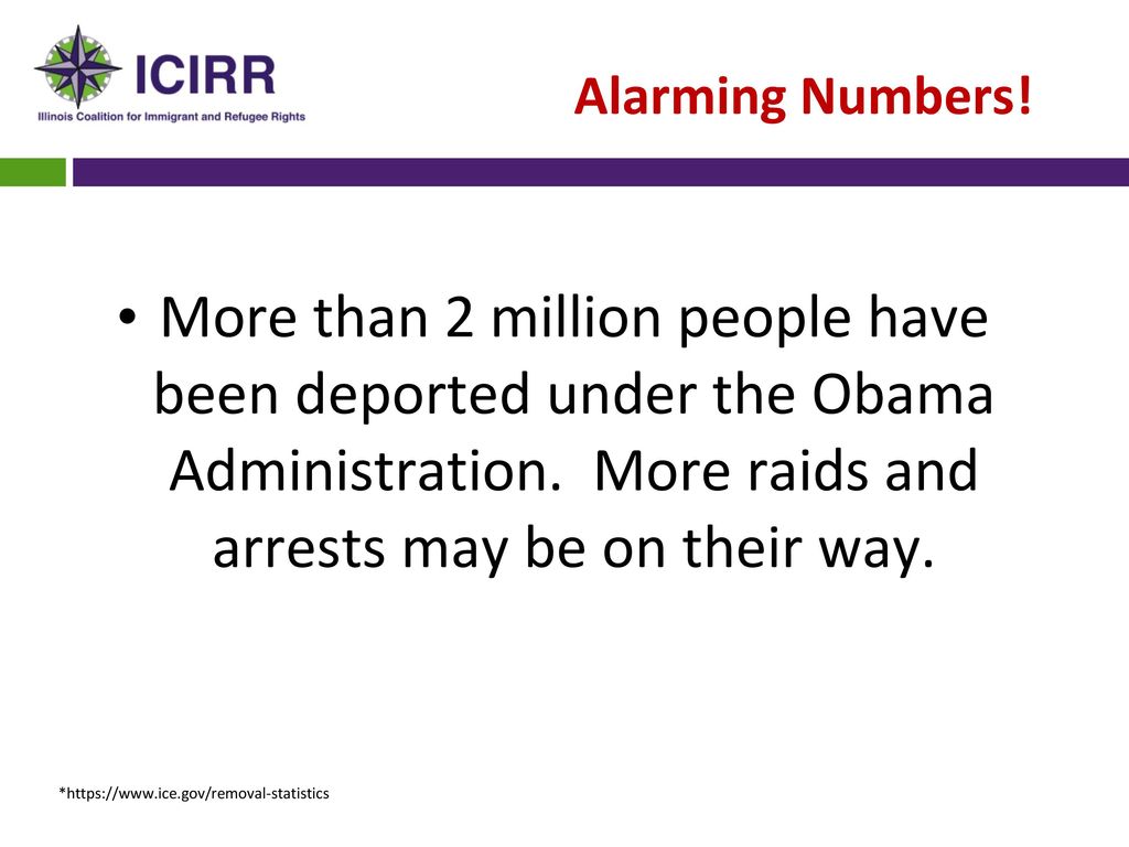 Alarming Numbers! More than 2 million people have been deported under the Obama Administration. More raids and arrests may be on their way.