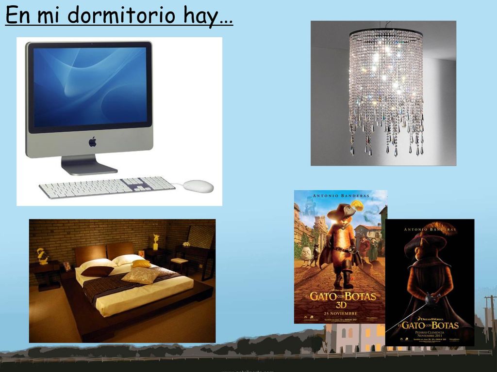 una computadora o un ordenador A. ¿Qué hay en tu dormitorio
