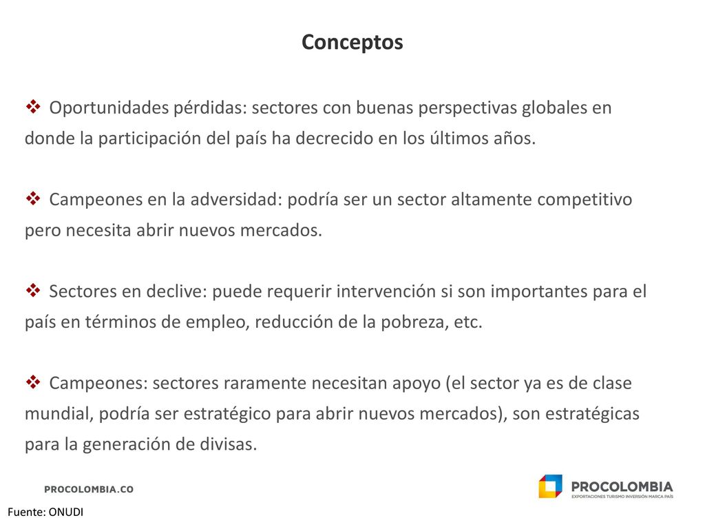La inserción de Colombia en las Cadenas Globales de Valor es todavía débil