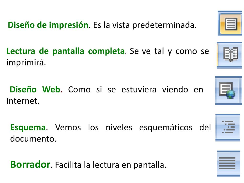 Borrador. Facilita la lectura en pantalla.