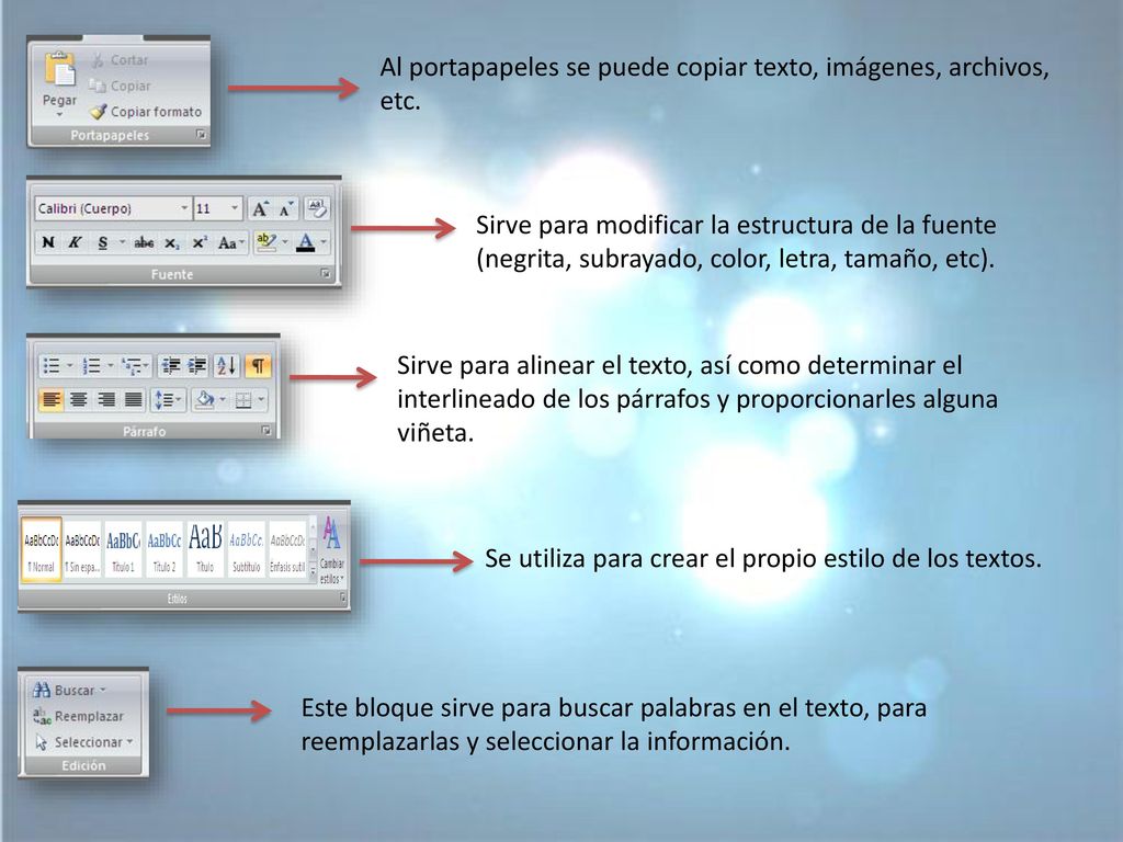 Al portapapeles se puede copiar texto, imágenes, archivos, etc.