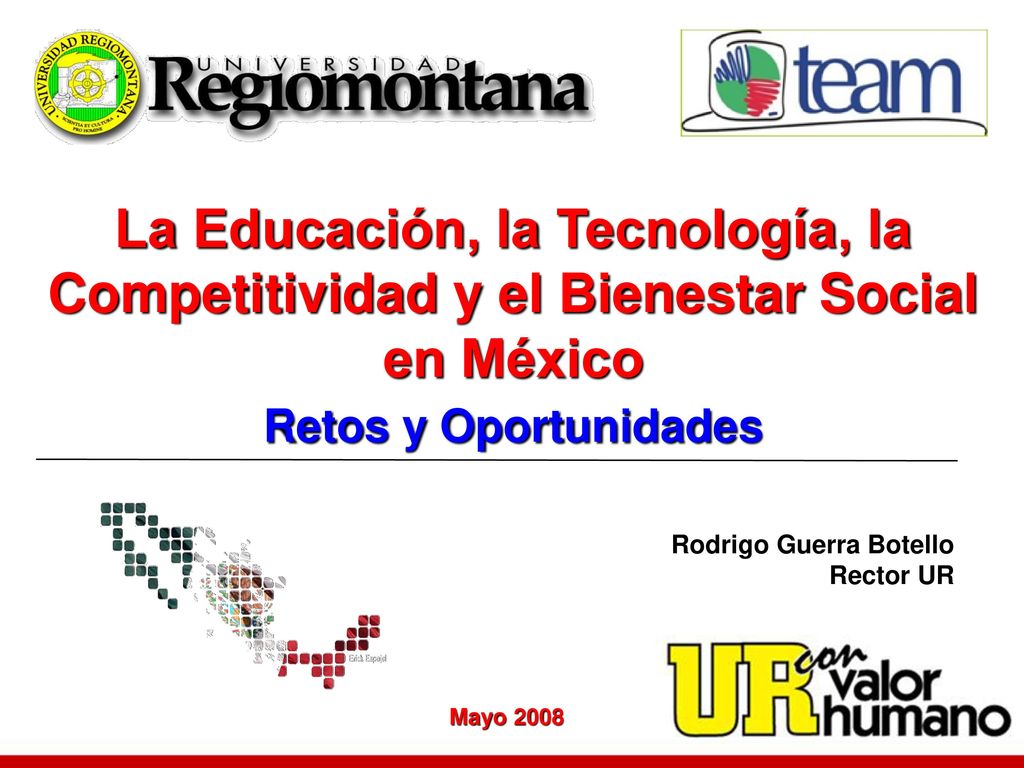La Educación, la Tecnología, la Competitividad y el Bienestar Social en México Retos y Oportunidades