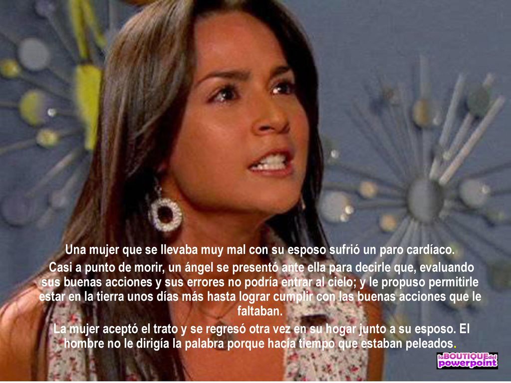 Una mujer que se llevaba muy mal con su esposo sufrió un paro cardíaco.