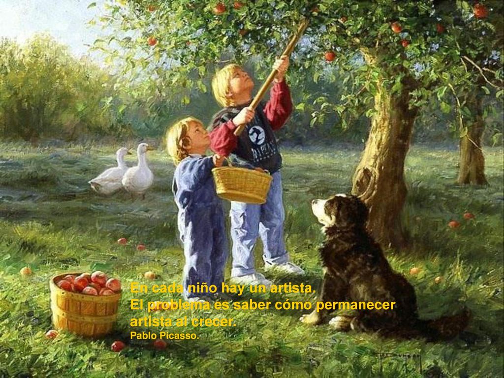En cada niño hay un artista. El problema es saber cómo permanecer