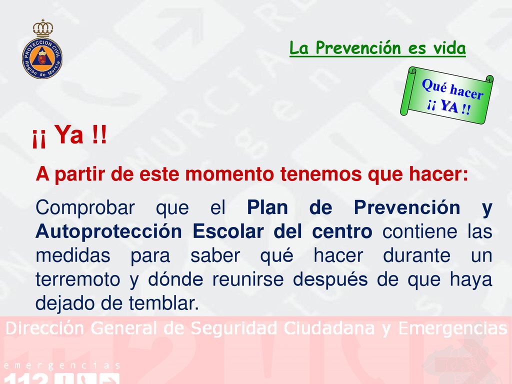 ¡¡ Ya !! A partir de este momento tenemos que hacer: