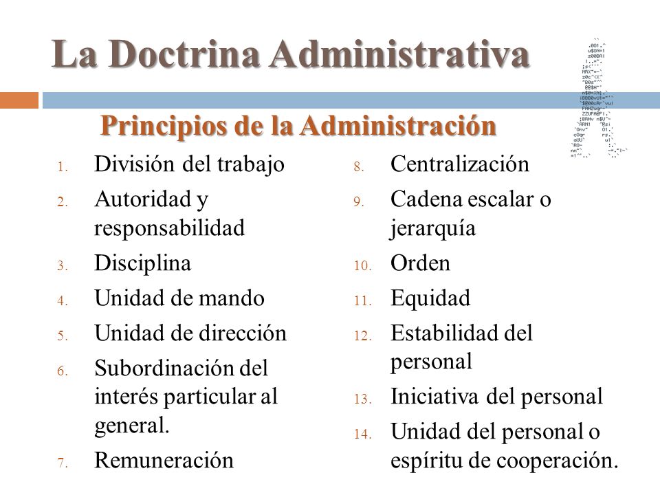 La Doctrina Administrativa