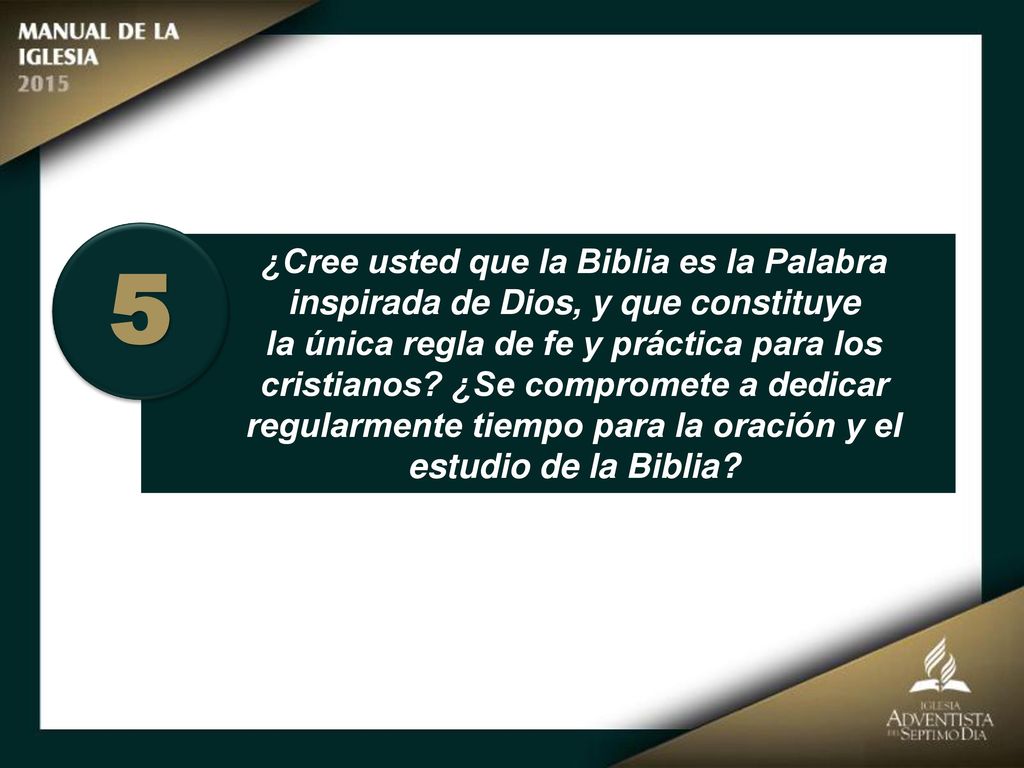 regularmente tiempo para la oración y el estudio de la Biblia