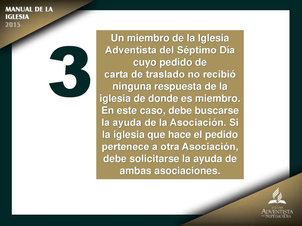 Un miembro de la Iglesia Adventista del Séptimo Día cuyo pedido de