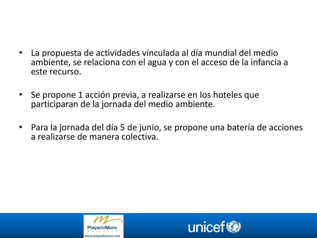 La propuesta de actividades vinculada al día mundial del medio ambiente, se relaciona con el agua y con el acceso de la infancia a este recurso.