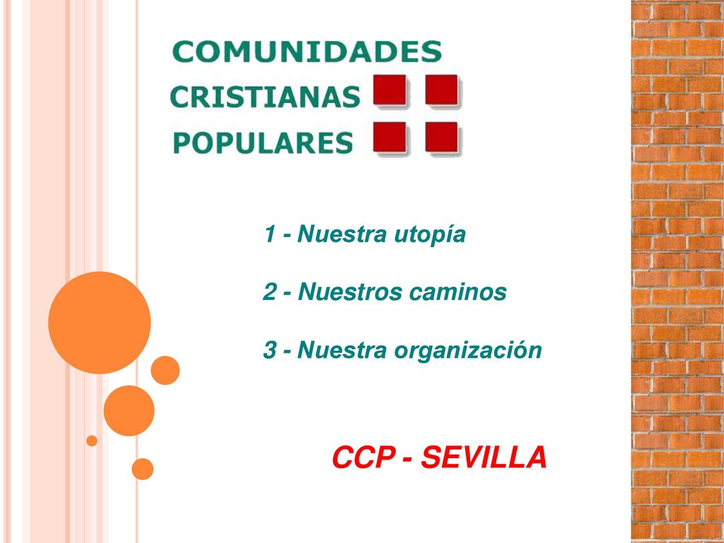 CCP - SEVILLA 1 - Nuestra utopía 2 - Nuestros caminos