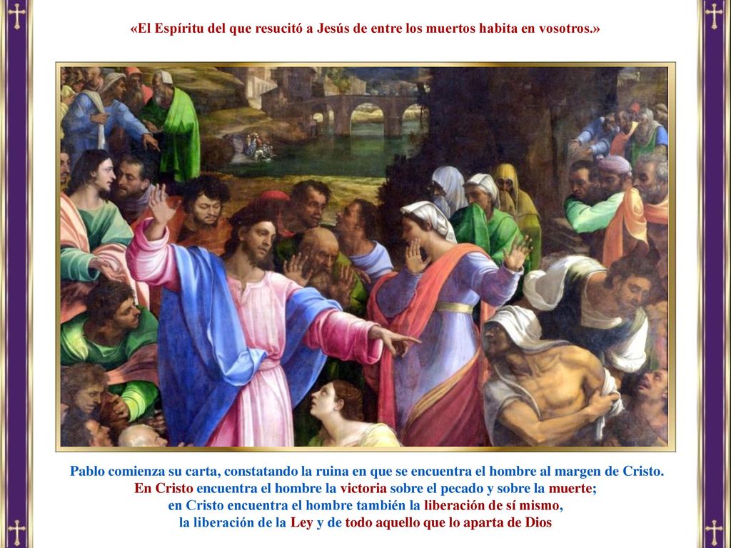 en Cristo encuentra el hombre también la liberación de sí mismo,