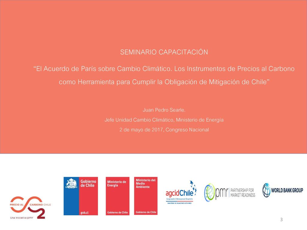 Partnership for Market Readiness / Componente 3