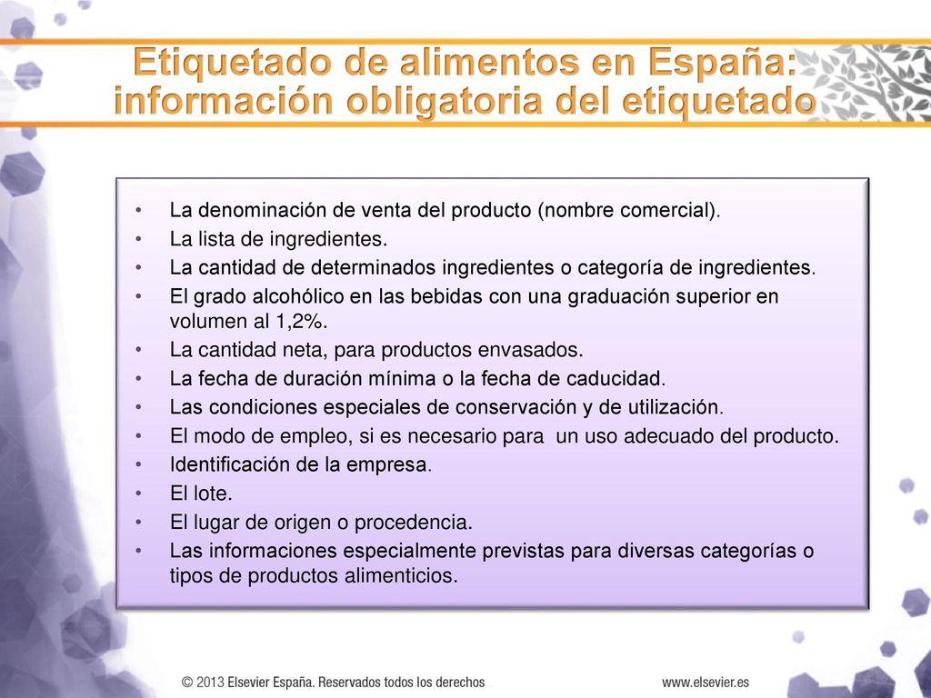 Etiquetado de alimentos en España: información obligatoria del etiquetado