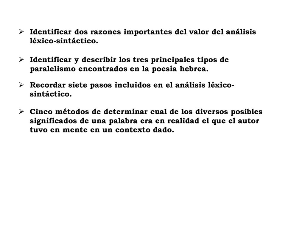 Identificar dos razones importantes del valor del análisis léxico-sintáctico.