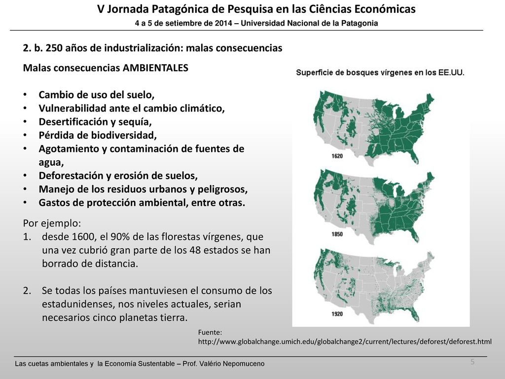 V Jornada Patagónica de Pesquisa en las Ciências Económicas