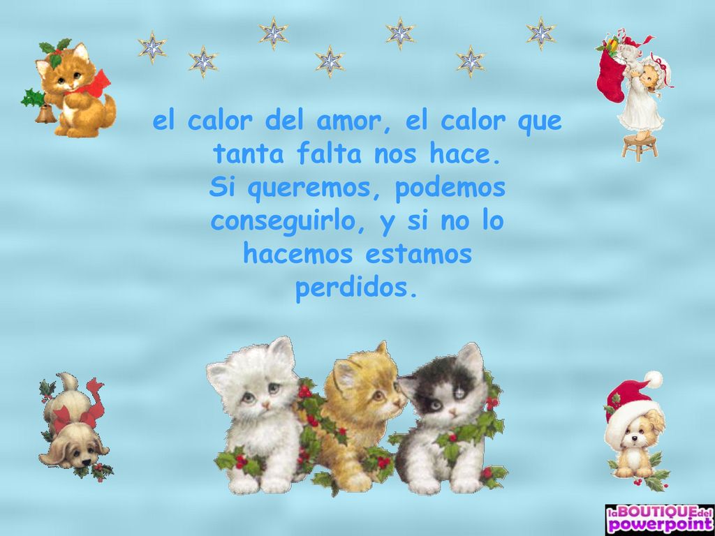 el calor del amor, el calor que tanta falta nos hace