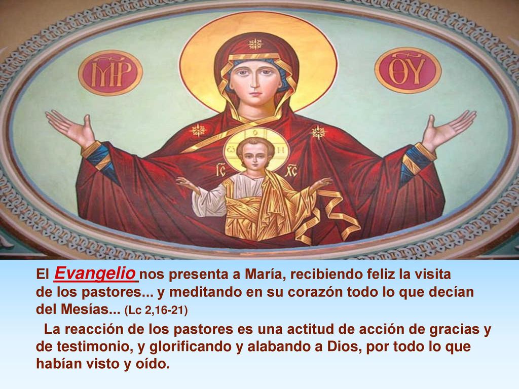 3. A Igreja celebra hoje também a festa de MARIA MÃE DE Dios...