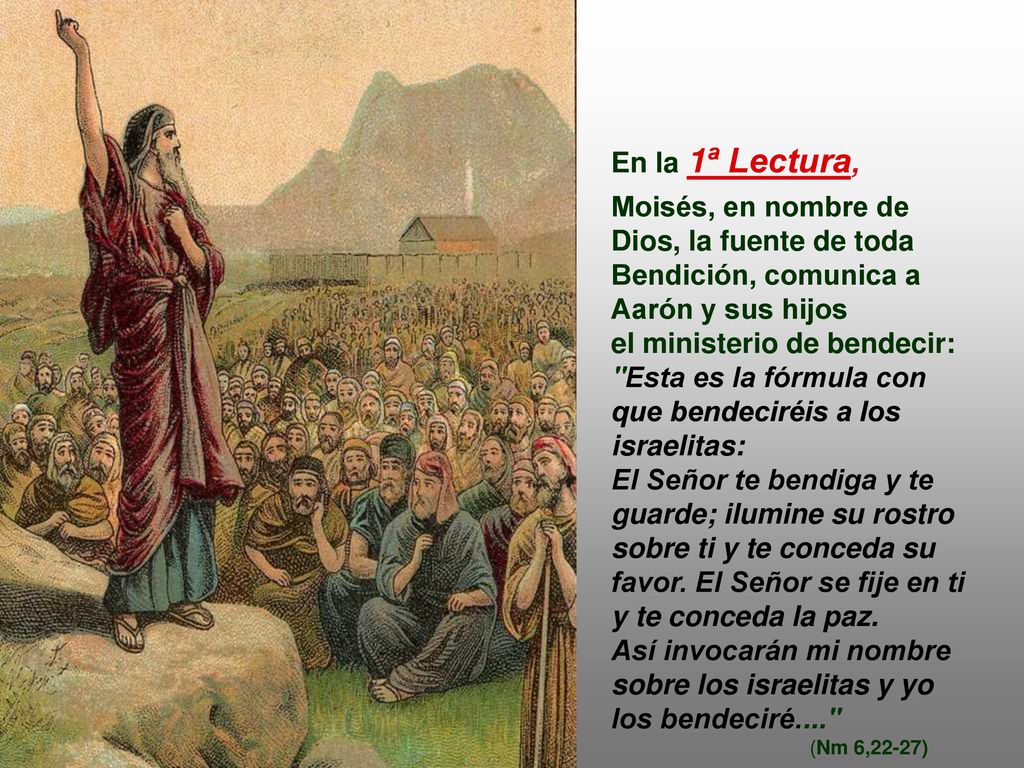 Así invocarán mi nombre sobre los israelitas y yo los bendeciré....