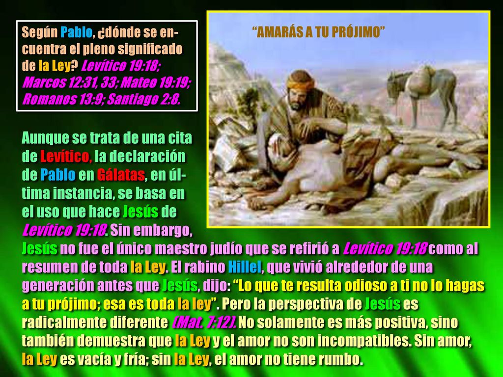 Aunque se trata de una cita de Levítico, la declaración