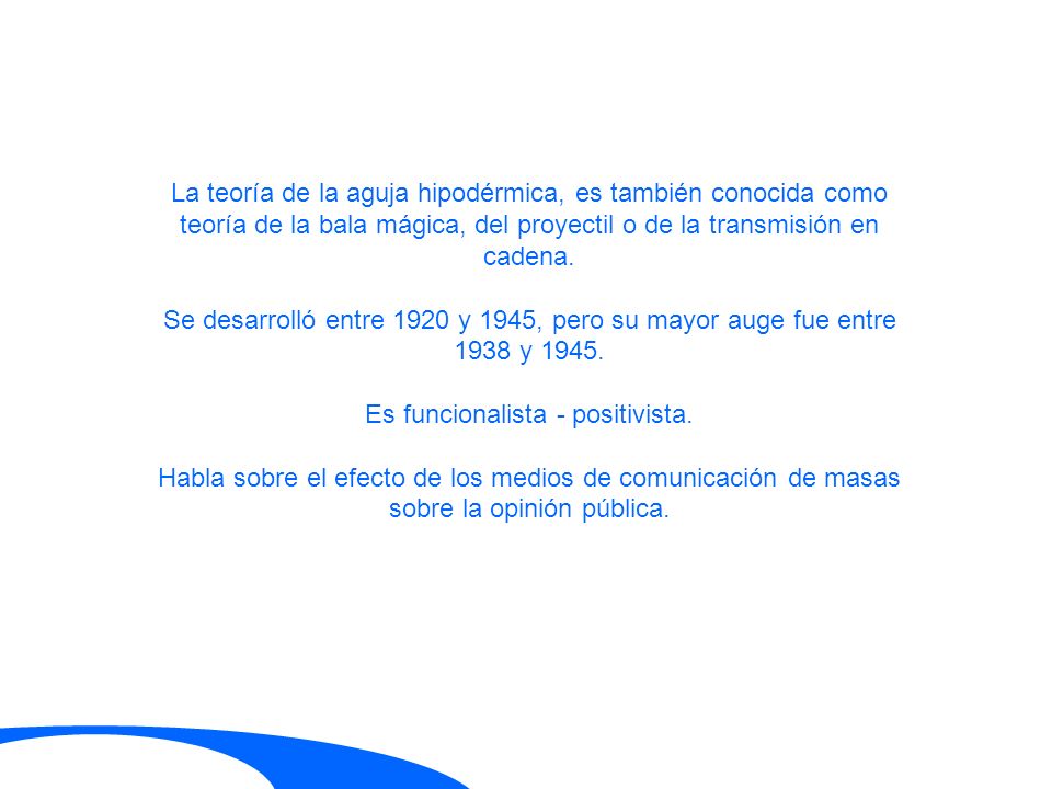 Es funcionalista - positivista.