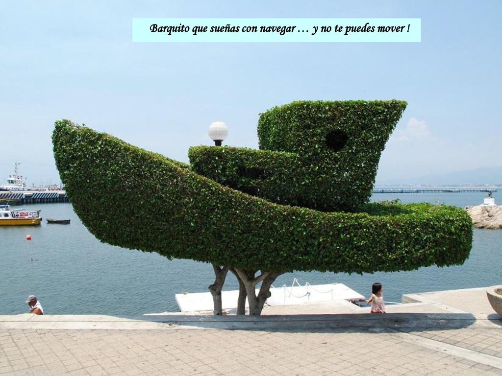 Barquito que sueñas con navegar … y no te puedes mover !