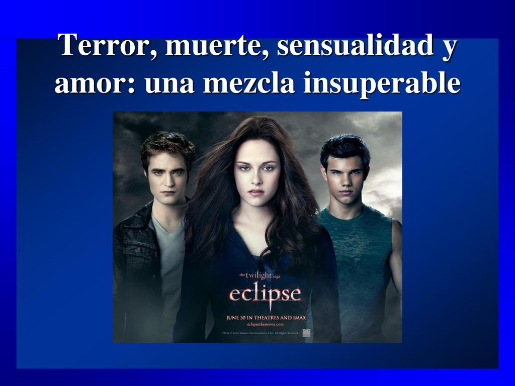 Terror, muerte, sensualidad y amor: una mezcla insuperable