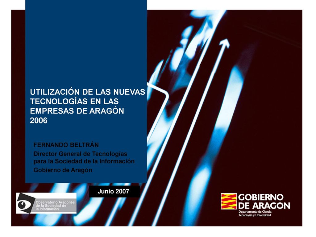 UTILIZACIÓN DE LAS NUEVAS TECNOLOGÍAS EN LAS EMPRESAS DE ARAGÓN 2006
