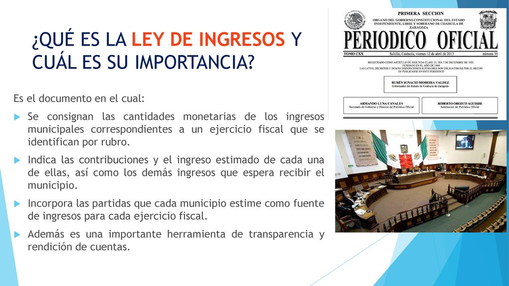 ¿QUÉ ES LA LEY DE INGRESOS Y CUÁL ES SU IMPORTANCIA
