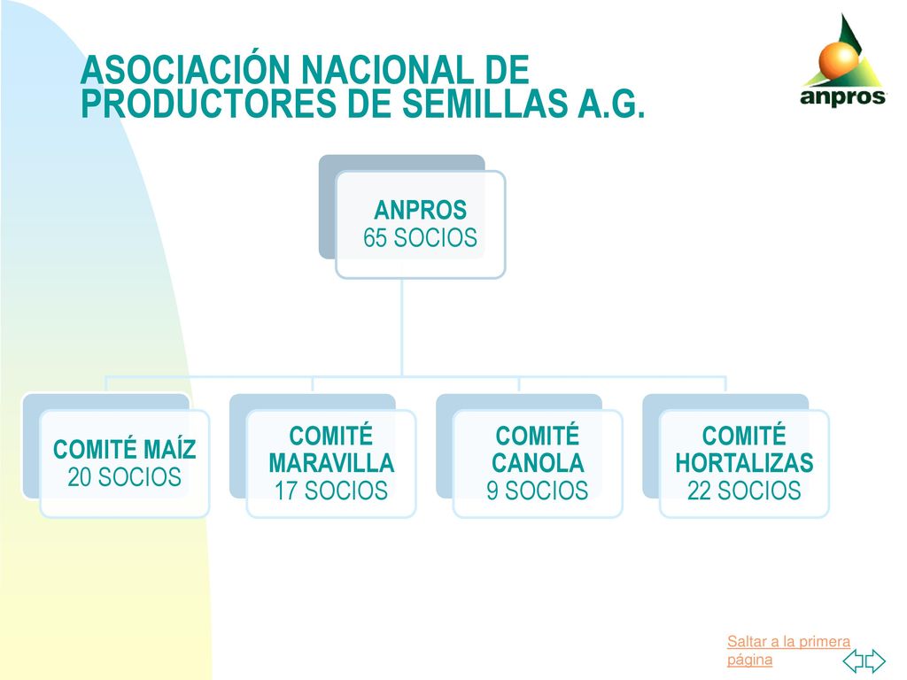 ASOCIACIÓN NACIONAL DE PRODUCTORES DE SEMILLAS A.G.