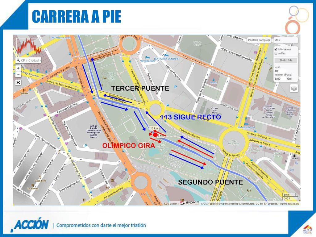 Carrera a pie