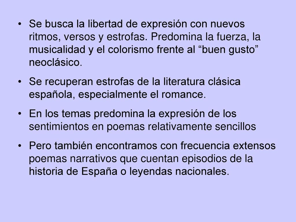 Se busca la libertad de expresión con nuevos ritmos, versos y estrofas