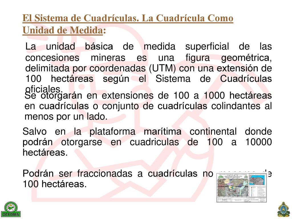 El Sistema de Cuadrículas. La Cuadrícula Como Unidad de Medida: