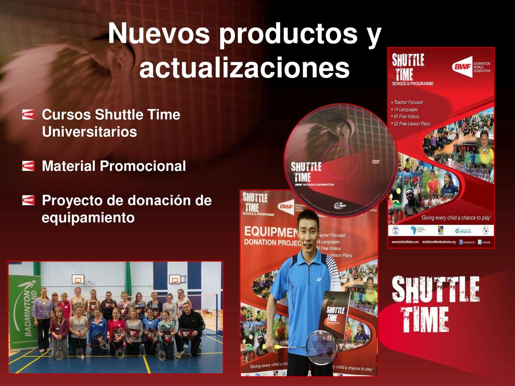 Nuevos productos y actualizaciones