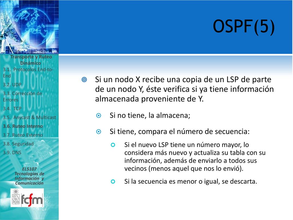 Transporte y Ruteo Dinámico Tecnologías de Información y Comunicación