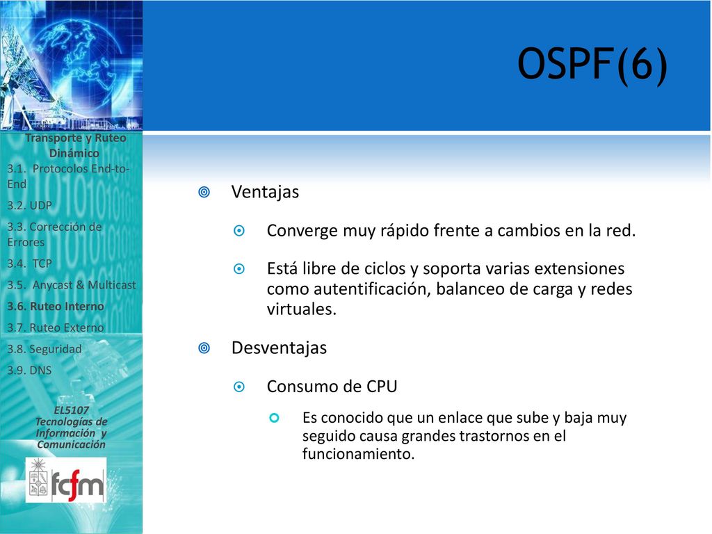 Transporte y Ruteo Dinámico Tecnologías de Información y Comunicación