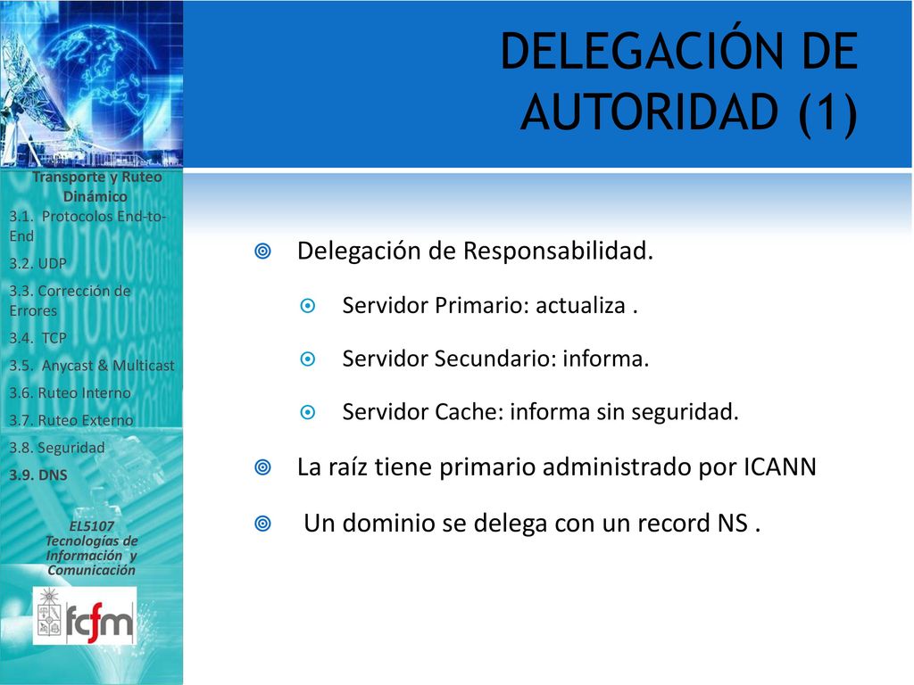 Transporte y Ruteo Dinámico Tecnologías de Información y Comunicación