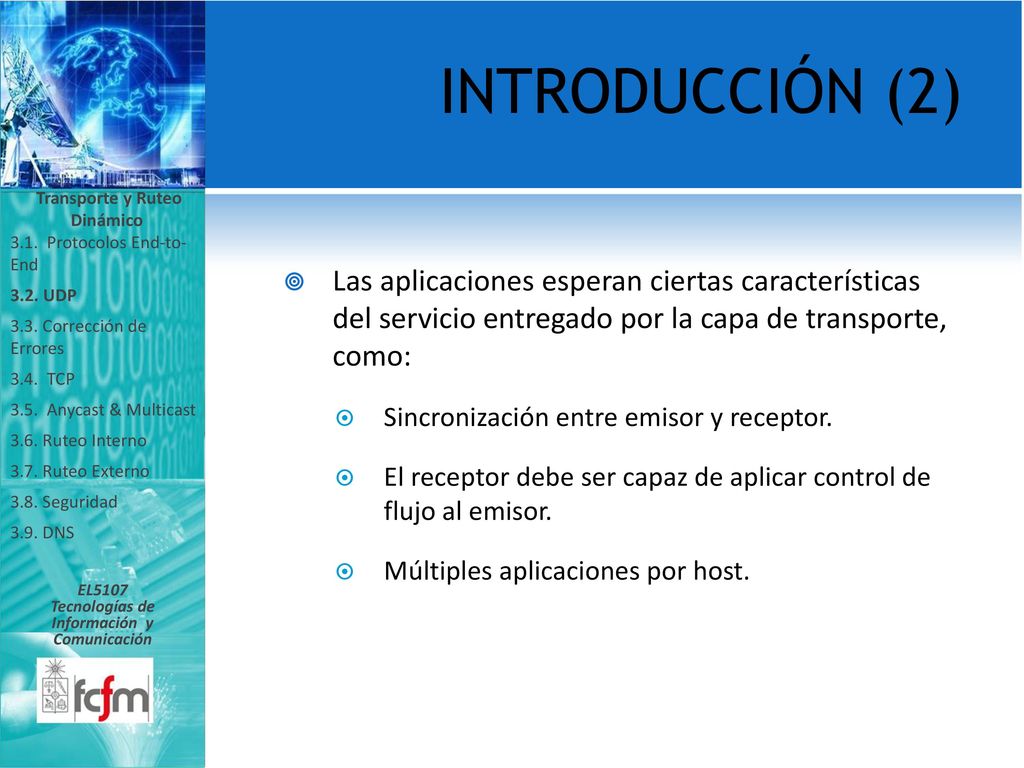 Transporte y Ruteo Dinámico Tecnologías de Información y Comunicación