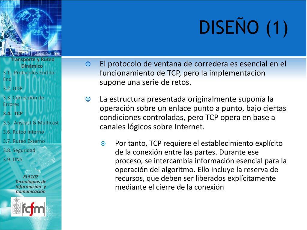 Transporte y Ruteo Dinámico Tecnologías de Información y Comunicación