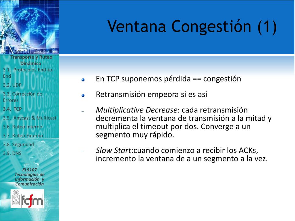 Transporte y Ruteo Dinámico Tecnologías de Información y Comunicación