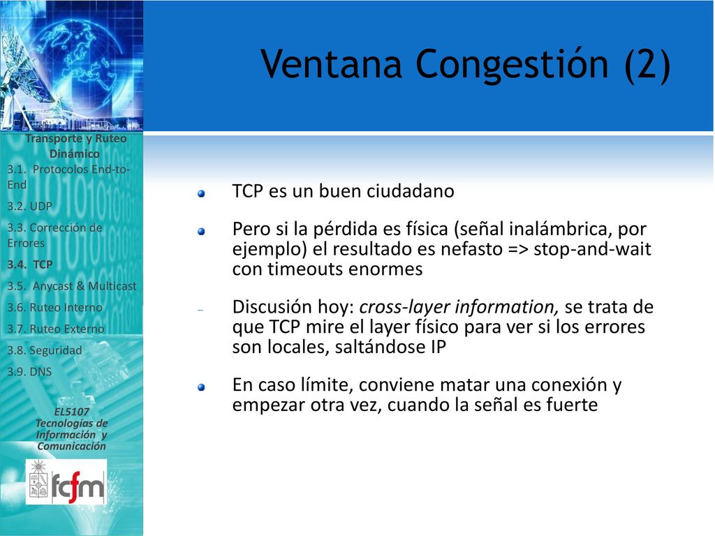 Transporte y Ruteo Dinámico Tecnologías de Información y Comunicación