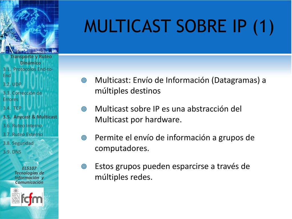 Transporte y Ruteo Dinámico Tecnologías de Información y Comunicación