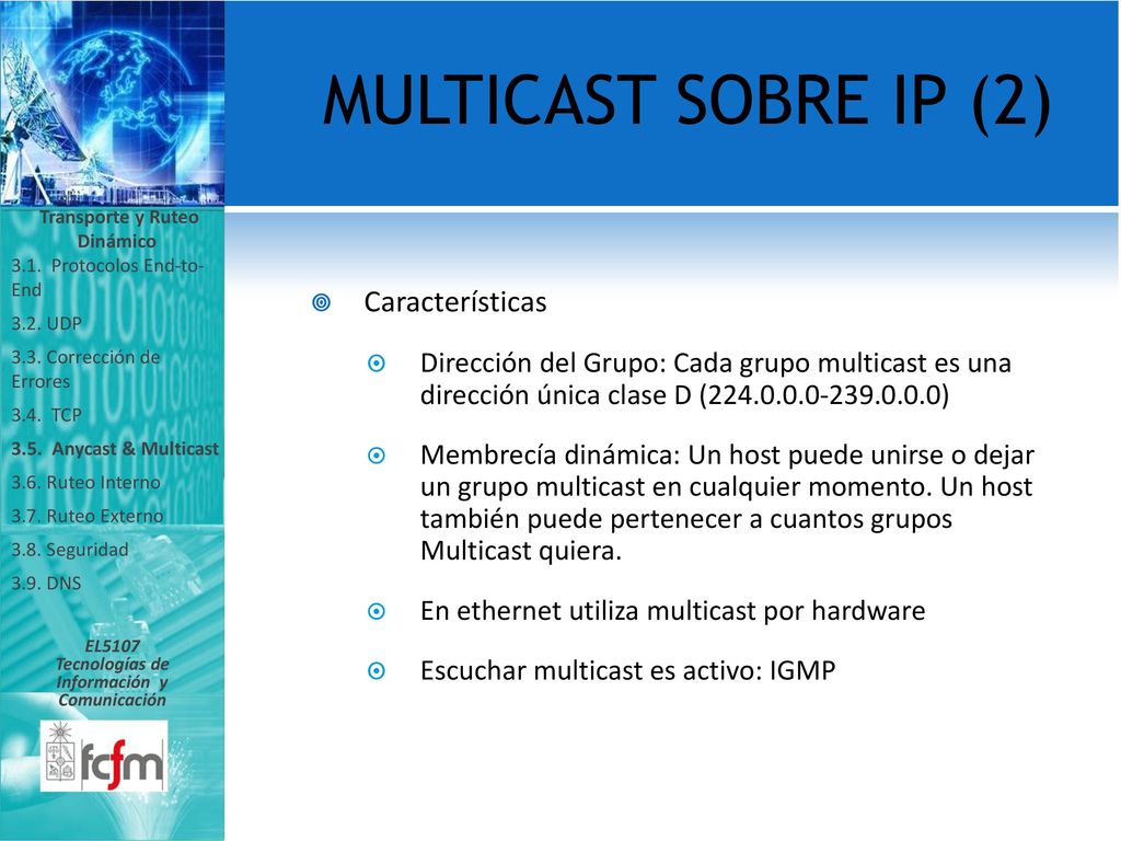 Transporte y Ruteo Dinámico Tecnologías de Información y Comunicación