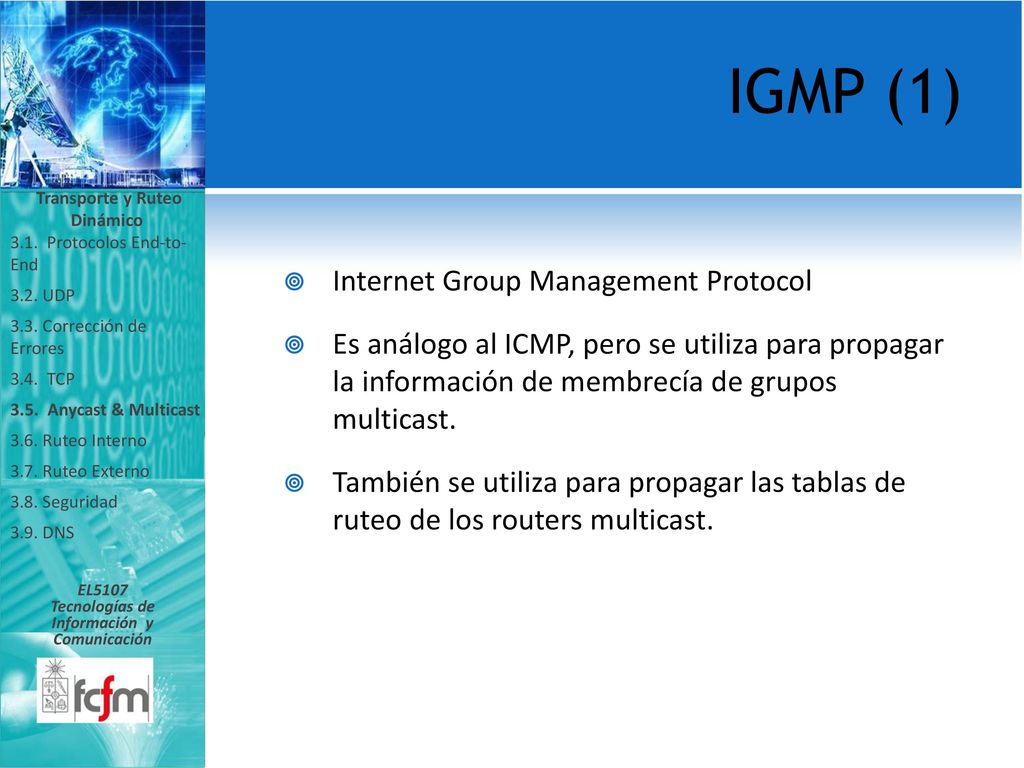 Transporte y Ruteo Dinámico Tecnologías de Información y Comunicación
